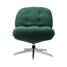 Adler Corduroy Swivel Accent Chair